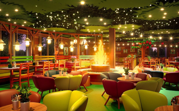 Legoland windsor resort hotel woodland village restaurant hub