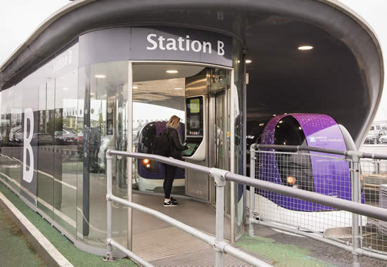 Thistle Heathrow automatic driverless pods to Terminal 5  
